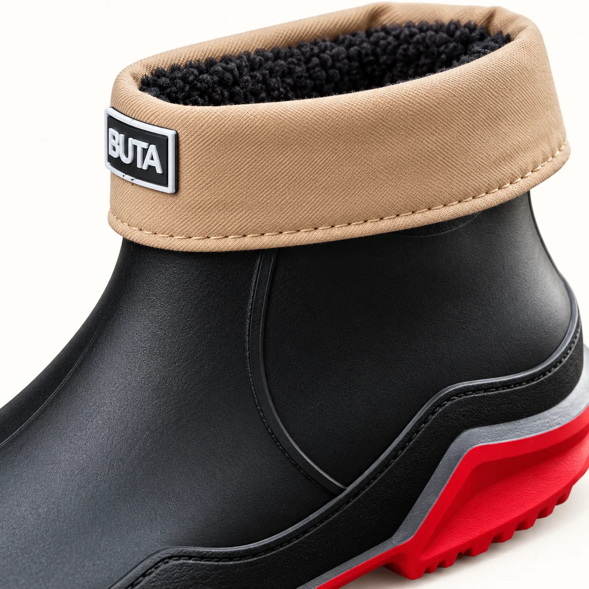 bottines de pluie mixtes a semelle rou 44474 12b detail