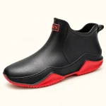 bottines de pluie mixtes a semelle rou 44477 12b vue principale