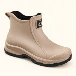bottines de pluie mixtes beiges a tige 44470 12b vue principale
