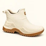 bottines de pluie mixtes beiges en cao 44487 11a vue principale
