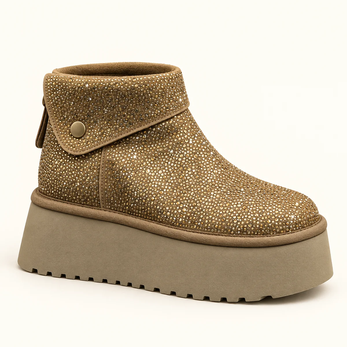 bottines femme dorees doublees a stras 44602 10b vue principale