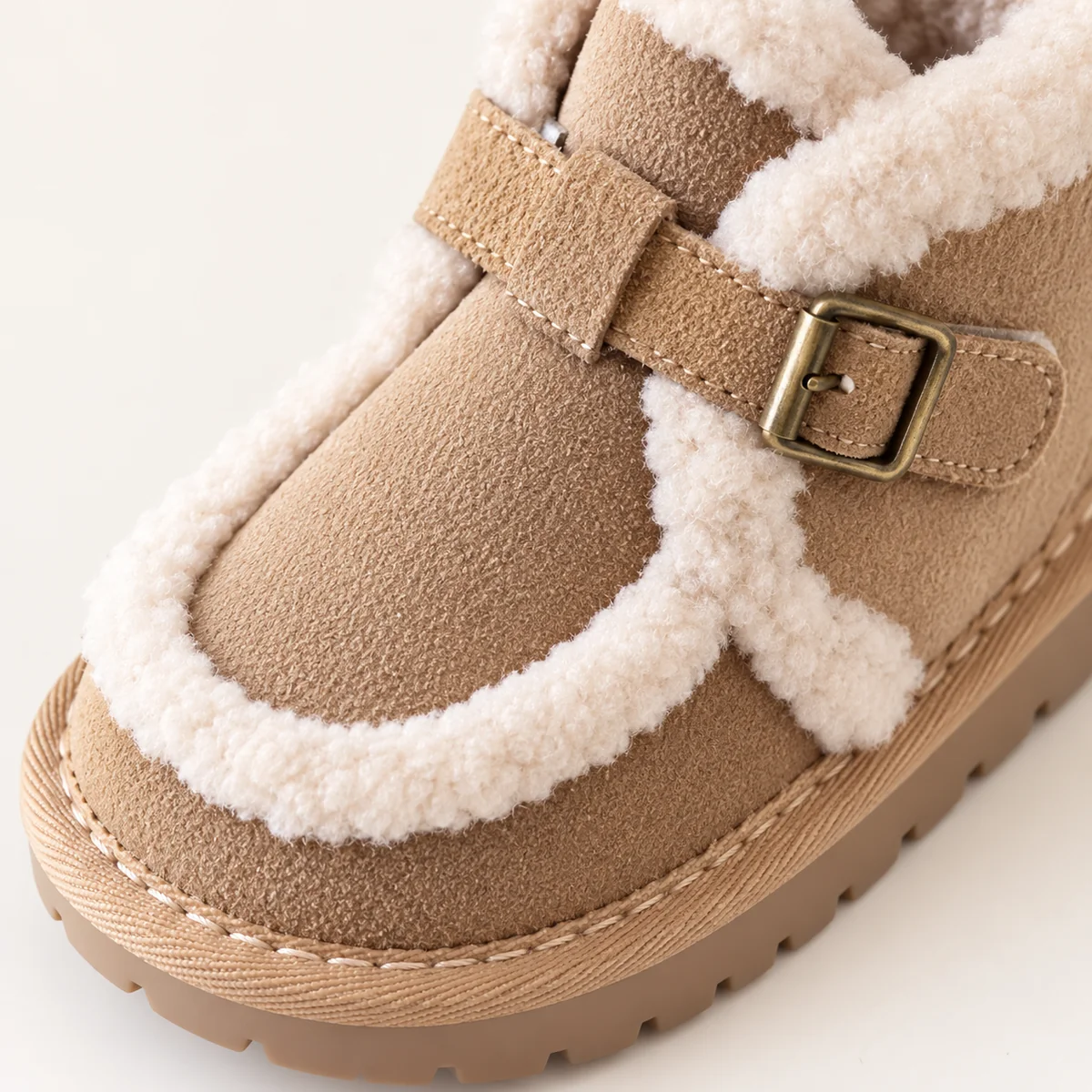 bottines fille abricot fourrees a scra 44500 11a detail
