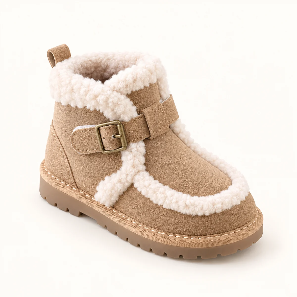 bottines fille abricot fourrees a scra 44500 11a vue principale