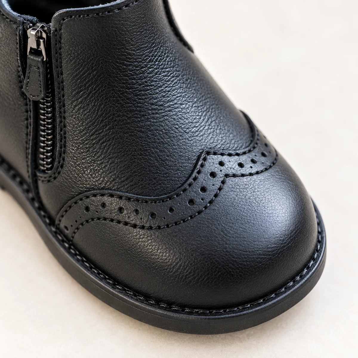 bottines fille noires non fourrees a z 44554 10a detail