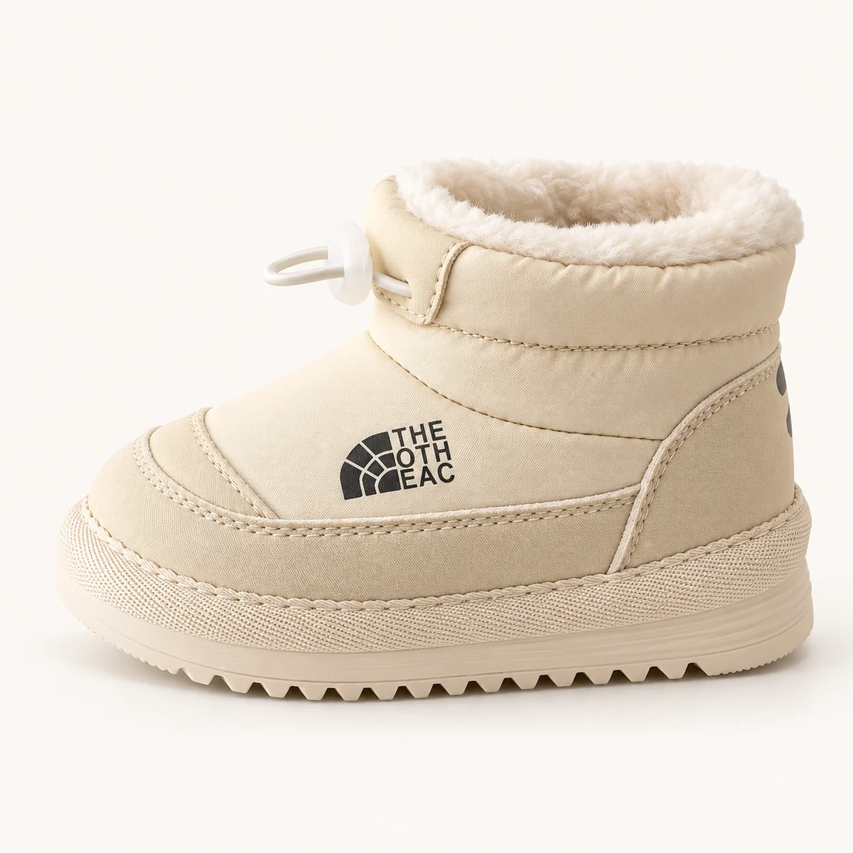 bottines garcon beiges doublees en sim 44697 10b vue laterale