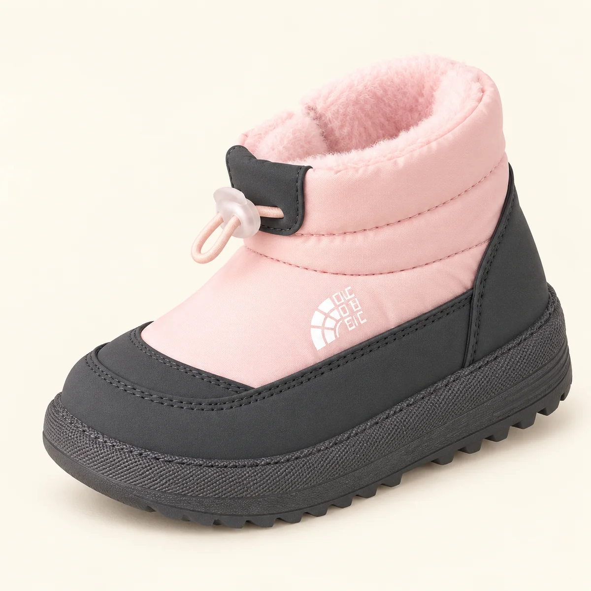 bottines garcon roses doublees en simi 44696 10b vue principale