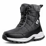 Bottines homme fourrées foncées avec semelle contrastée élégantes