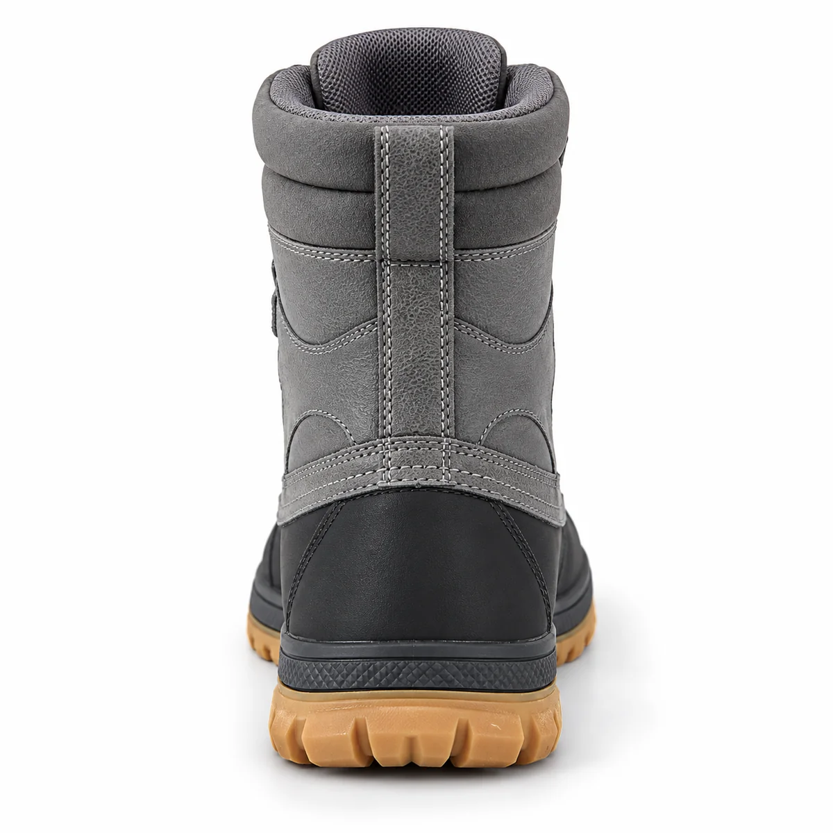 Chaussures homme à lacets en cuir noir et gris pour style urbain