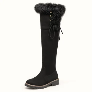 cuissardes femme gris fonce fourrees e 44606 10b vue principale